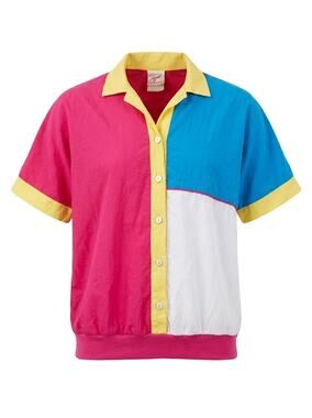 Vintage GW Division of Graff 80s Short Polo Shirt Women See Measurements